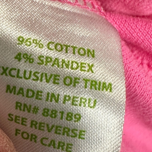 Lilly Pulitzer Island Polo Shirt Top Short Sleeve Collar Resort Pink Sz SMALL - Picture 3 of 5